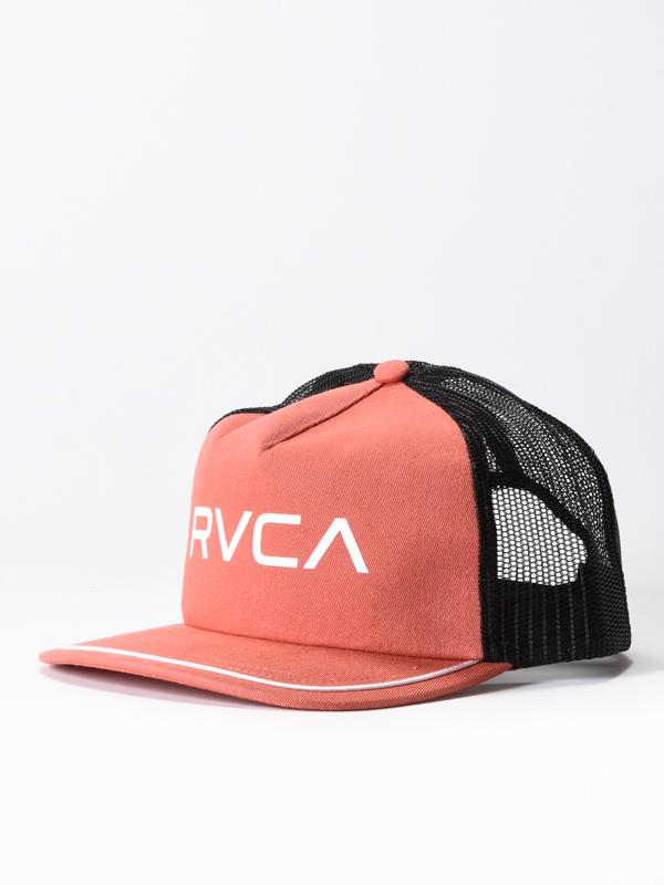 red rvca hat