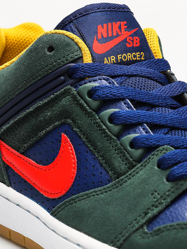 red blue green nikes