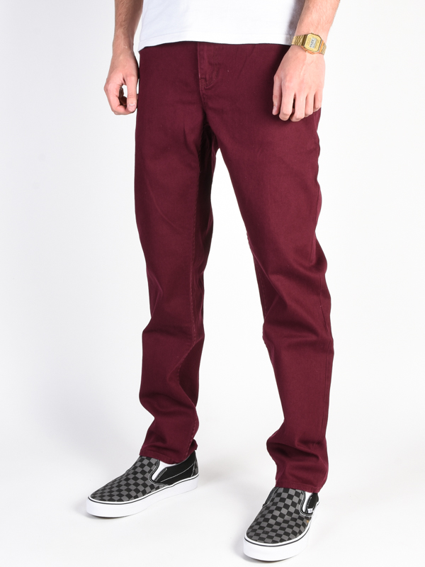 red color jeans