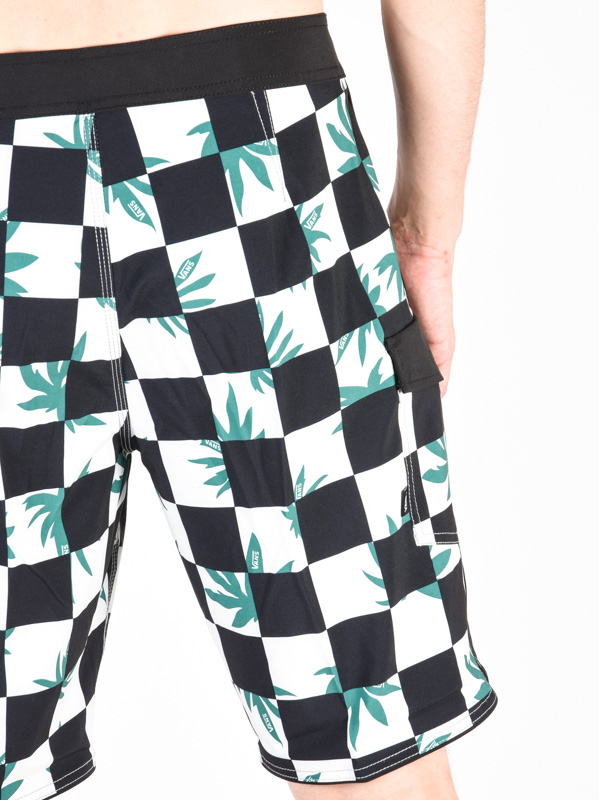 vans checkered swim trunks