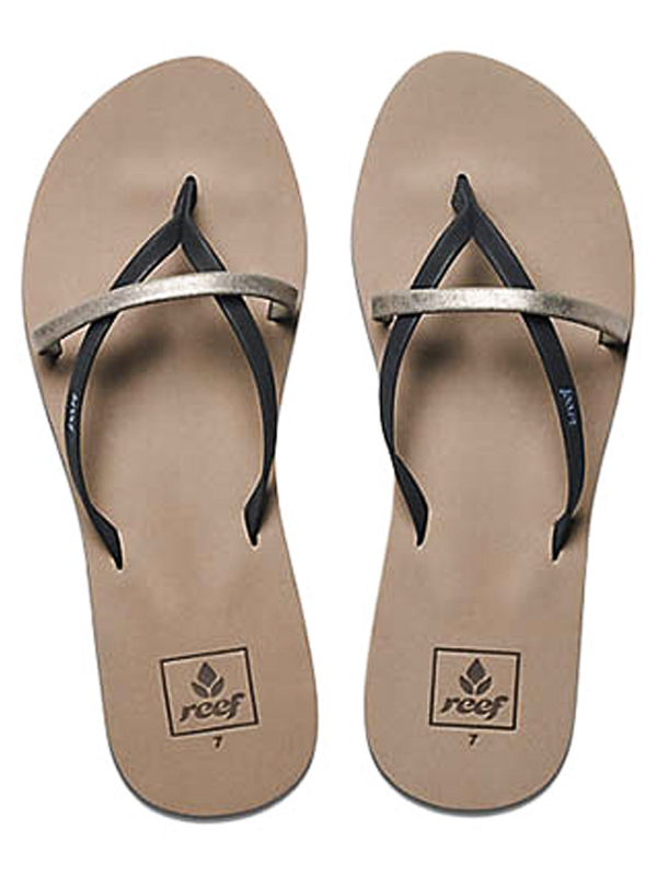 reef pewter flip flops