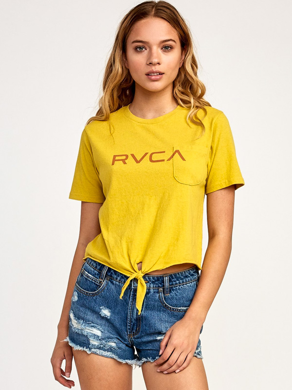 rvca yellow shirt