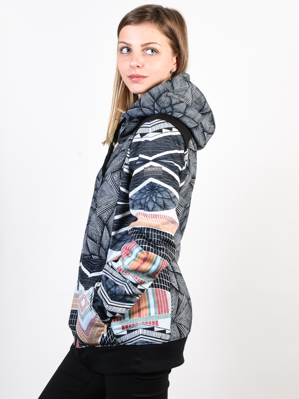 roxy frost printed hoodie