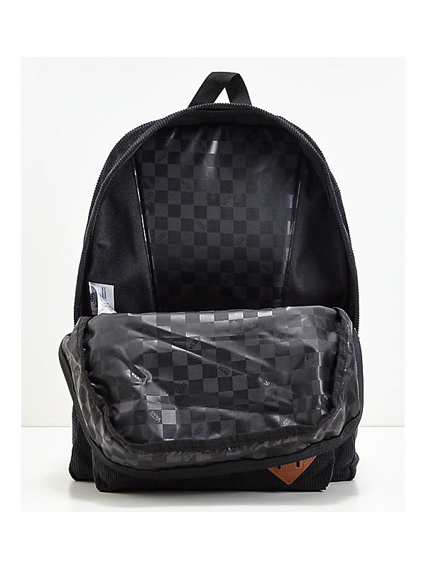 vans old skool ii black corduroy backpack