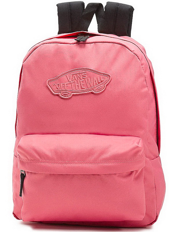 vans realm backpack black desert rose