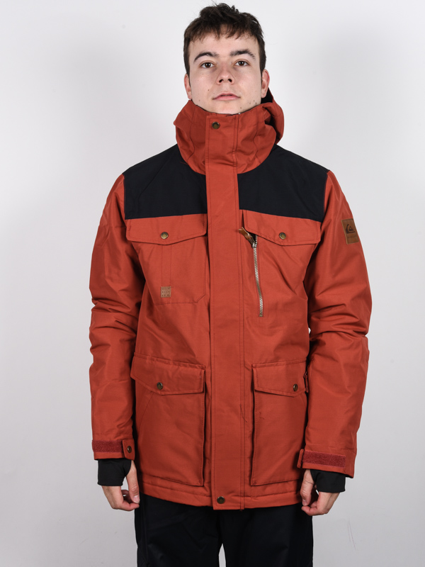 Grudge accelerator chapter Quiksilver RAFT BARN RED winter men's jacket / Swis-Shop.com