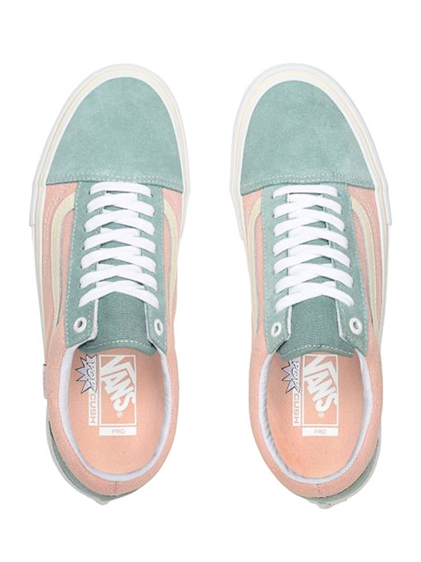 Peach and blue vans Outlet
