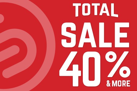 Sales -40% or more
